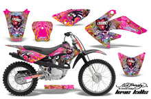 Load image into Gallery viewer, Dirt Bike Graphics Kit Decal Sticker Wrap For Honda CRF70 2004-2015 EDHLK PINK-atv motorcycle utv parts accessories gear helmets jackets gloves pantsAll Terrain Depot