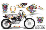 Dirt Bike Graphics Kit Decal Sticker Wrap For Honda CRF80 2004-2010 EDHLK WHITE