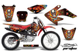 Dirt Bike Graphics Kit Decal Sticker Wrap For Honda CRF70 2004-2015 EDHP RED