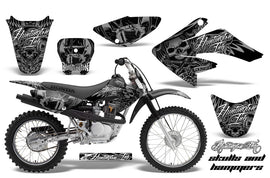 Dirt Bike Graphics Kit Decal Sticker Wrap For Honda CRF80 2004-2010 HISH SILVER-atv motorcycle utv parts accessories gear helmets jackets gloves pantsAll Terrain Depot
