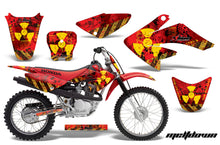Load image into Gallery viewer, Dirt Bike Graphics Kit Decal Sticker Wrap For Honda CRF80 2004-2010 MELTDOWN YELLOW RED-atv motorcycle utv parts accessories gear helmets jackets gloves pantsAll Terrain Depot