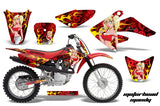 Dirt Bike Graphics Kit Decal Sticker Wrap For Honda CRF70 2004-2015 MOTO MANDY RED