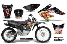 Load image into Gallery viewer, Dirt Bike Graphics Kit Decal Sticker Wrap For Honda CRF70 2004-2015 VEGAS BLACK-atv motorcycle utv parts accessories gear helmets jackets gloves pantsAll Terrain Depot