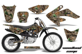 Dirt Bike Graphics Kit Decal Sticker Wrap For Honda CRF80 2004-2010 WOODLAND CAMO-atv motorcycle utv parts accessories gear helmets jackets gloves pantsAll Terrain Depot