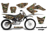 Dirt Bike Graphics Kit Decal Sticker Wrap For Honda CRF80 2004-2010 WOODLAND CAMO