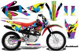 Dirt Bike Graphics Kit MX Decal Wrap For Honda CRF80 CRF100 2011-2016 FLASHBACK