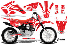 Load image into Gallery viewer, Dirt Bike Graphics Kit MX Decal Wrap For Honda CRF80 CRF100 2011-2016 TRIBE WHITE RED-atv motorcycle utv parts accessories gear helmets jackets gloves pantsAll Terrain Depot