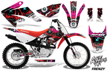 Load image into Gallery viewer, Dirt Bike Graphics Kit MX Decal Wrap For Honda CRF80 CRF100 2011-2016 FRENZY RED-atv motorcycle utv parts accessories gear helmets jackets gloves pantsAll Terrain Depot