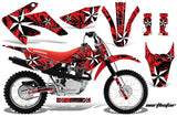 Dirt Bike Graphics Kit MX Decal Wrap For Honda CRF80 CRF100 2011-2016 NORTHSTAR WHITE RED
