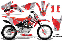 Load image into Gallery viewer, Dirt Bike Graphics Kit MX Decal Wrap For Honda CRF80 CRF100 2011-2016 WARHAWK RED-atv motorcycle utv parts accessories gear helmets jackets gloves pantsAll Terrain Depot