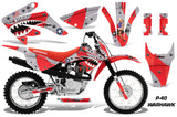 Dirt Bike Graphics Kit MX Decal Wrap For Honda CRF80 CRF100 2011-2016 WARHAWK RED