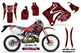 Dirt Bike Graphics Kit Decal Sticker Wrap For Honda CRM250AR 1996-1999 HISH RED