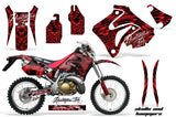Graphics Kit Decal Sticker Wrap + # Plates For Honda CRM250AR 1996-1999 HISH RED