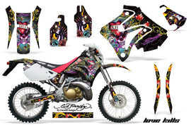 Dirt Bike Graphics Kit Decal Sticker Wrap For Honda CRM250AR 1996-1999 EDHLK BLACK-atv motorcycle utv parts accessories gear helmets jackets gloves pantsAll Terrain Depot