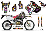Dirt Bike Graphics Kit Decal Sticker Wrap For Honda CRM250AR 1996-1999 EDHLK BLACK