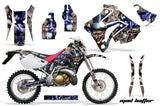 Dirt Bike Graphics Kit Decal Sticker Wrap For Honda CRM250AR 1996-1999 HATTER SILVER BLUE