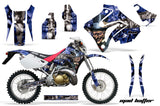 Dirt Bike Graphics Kit Decal Sticker Wrap For Honda CRM250AR 1996-1999 HATTER BLUE SILVER