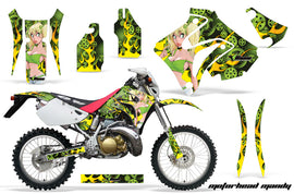 Dirt Bike Graphics Kit Decal Sticker Wrap For Honda CRM250AR 1996-1999 MOTO MANDY GREEN-atv motorcycle utv parts accessories gear helmets jackets gloves pantsAll Terrain Depot