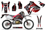 Dirt Bike Graphics Kit Decal Sticker Wrap For Honda CRM250AR 1996-1999 TOXIC RED BLACK