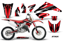 Load image into Gallery viewer, Dirt Bike Graphics Kit Decal Wrap For Honda CR125R CR250R 2002-2008 ATTACK RED-atv motorcycle utv parts accessories gear helmets jackets gloves pantsAll Terrain Depot