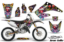 Load image into Gallery viewer, Dirt Bike Graphics Kit Decal Wrap For Honda CR125R CR250R 2002-2008 EDHLK BLACK-atv motorcycle utv parts accessories gear helmets jackets gloves pantsAll Terrain Depot