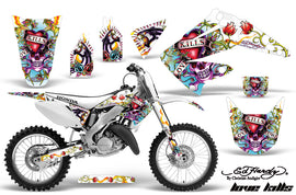 Dirt Bike Graphics Kit Decal Wrap For Honda CR125R CR250R 2002-2008 EDHLK WHITE-atv motorcycle utv parts accessories gear helmets jackets gloves pantsAll Terrain Depot