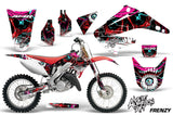 Dirt Bike Graphics Kit Decal Wrap For Honda CR125R CR250R 2002-2008 FRENZY RED