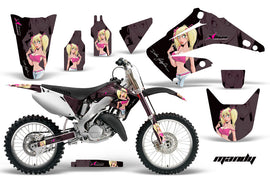 Dirt Bike Graphics Kit Decal Wrap For Honda CR125R CR250R 2002-2008 MANDY PINK BLACK-atv motorcycle utv parts accessories gear helmets jackets gloves pantsAll Terrain Depot