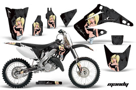 Dirt Bike Graphics Kit Decal Wrap For Honda CR125R CR250R 2002-2008 MANDY BLACK-atv motorcycle utv parts accessories gear helmets jackets gloves pantsAll Terrain Depot