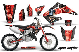 Dirt Bike Graphics Kit Decal Wrap For Honda CR125R CR250R 2002-2008 HATTER RED BLACK-atv motorcycle utv parts accessories gear helmets jackets gloves pantsAll Terrain Depot