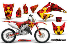 Load image into Gallery viewer, Dirt Bike Graphics Kit Decal Wrap For Honda CR125R CR250R 2002-2008 MELTDOWN YELLOW RED-atv motorcycle utv parts accessories gear helmets jackets gloves pantsAll Terrain Depot