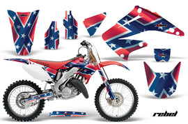 Dirt Bike Graphics Kit Decal Wrap For Honda CR125R CR250R 2002-2008 REBEL-atv motorcycle utv parts accessories gear helmets jackets gloves pantsAll Terrain Depot