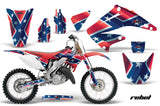Dirt Bike Graphics Kit Decal Wrap For Honda CR125R CR250R 2002-2008 REBEL