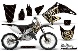 Dirt Bike Graphics Kit Decal Wrap For Honda CR125R CR250R 2002-2008 RELOADED GREEN BLACK-atv motorcycle utv parts accessories gear helmets jackets gloves pantsAll Terrain Depot