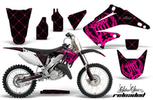 Load image into Gallery viewer, Dirt Bike Graphics Kit Decal Wrap For Honda CR125R CR250R 2002-2008 RELOADED PINK BLACK-atv motorcycle utv parts accessories gear helmets jackets gloves pantsAll Terrain Depot