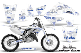 Dirt Bike Graphics Kit Decal Wrap For Honda CR125R CR250R 2002-2008 SSSH BLUE WHITE-atv motorcycle utv parts accessories gear helmets jackets gloves pantsAll Terrain Depot