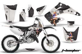 Dirt Bike Graphics Kit Decal Wrap For Honda CR125R CR250R 2002-2008 TBOMBER BLACK-atv motorcycle utv parts accessories gear helmets jackets gloves pantsAll Terrain Depot