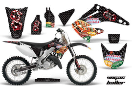 Dirt Bike Graphics Kit Decal Wrap For Honda CR125R CR250R 2002-2008 VEGAS BLACK-atv motorcycle utv parts accessories gear helmets jackets gloves pantsAll Terrain Depot