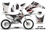 Dirt Bike Graphics Kit Decal Wrap For Honda CR125R CR250R 2002-2008 WARHAWK BLACK