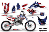 Graphics Kit Decal Wrap + # Plates For Honda CR125R CR250R 2002-2008 USA SINS