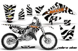 Graphics Kit Decal Wrap + # Plates For Honda CR125R CR250R 2002-2008 TRIBAL RED BLACK