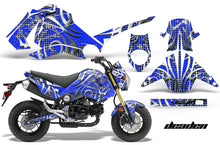 Load image into Gallery viewer, Motorcycle Graphics Kit Decal Sticker Wrap For Honda GROM 125 2013-2016 DEADEN BLUE-atv motorcycle utv parts accessories gear helmets jackets gloves pantsAll Terrain Depot