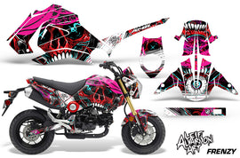 Motorcycle Graphics Kit Decal Sticker Wrap For Honda GROM 125 2013-2016 FRENZY RED-atv motorcycle utv parts accessories gear helmets jackets gloves pantsAll Terrain Depot