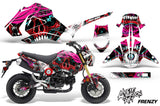Motorcycle Graphics Kit Decal Sticker Wrap For Honda GROM 125 2013-2016 FRENZY RED