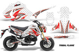 Motorcycle Graphics Kit Decal Sticker Wrap For Honda GROM 125 2013-2016 TRIBAL RED WHITE