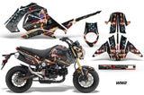 Motorcycle Graphics Kit Decal Sticker Wrap For Honda GROM 125 2013-2016 WW2 BOMBER