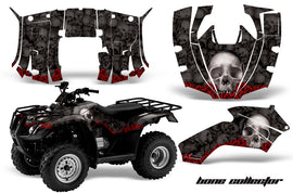 ATV Decal Graphics Kit Quad Wrap For Honda FourTrax Recon 2005-2018 BONES BLACK-atv motorcycle utv parts accessories gear helmets jackets gloves pantsAll Terrain Depot