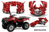ATV Decal Graphics Kit Quad Wrap For Honda FourTrax Recon 2005-2018 BONES RED