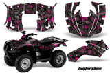 ATV Decal Graphics Kit Quad Wrap For Honda FourTrax Recon 2005-2018 BUTTERFLIES PINK BLACK