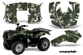 ATV Decal Graphics Kit Quad Wrap For Honda FourTrax Recon 2005-2018 CAMOPLATE GREEN-atv motorcycle utv parts accessories gear helmets jackets gloves pantsAll Terrain Depot